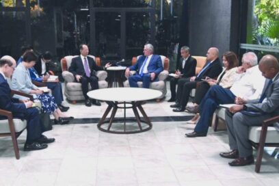 De enorme significación califica Díaz-Canel la visita a Cuba de Shi Taifeng (+video)