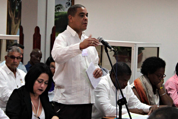 Wiliam Licourt, secretario general del sindicato Agropecuario, Forestal y Tabacalero. Foto: Heriberto González Brito