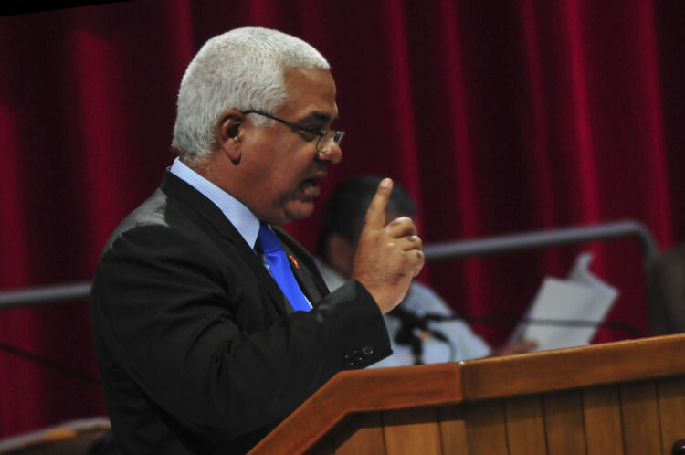 Ministro de Justicia, Oscar Silvera Martínez. Foto: Heriberto González Brito