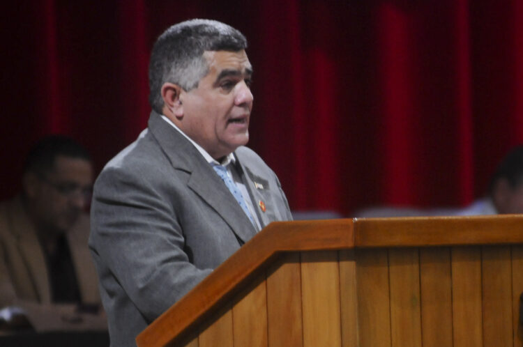 Ramón Aguilar Betancourt, presidente de la Comisión Agroalimentaria. Foto: Heriberto González Brito