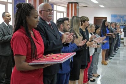 Homenaje sindical a trabajadores jurídicos