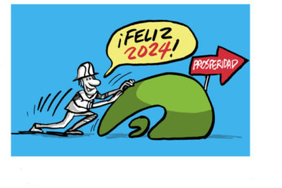 Que en este 2024 el trabajo vuelva a llenarnos de ganas para empujar el país hacia la prosperidad
