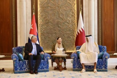 Emir de Qatar recibió al Presidente de Cuba (+Audio y video)