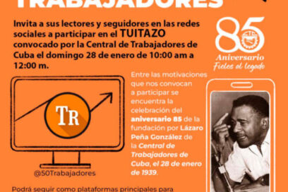 Twitazo sindical en X el 28 de enero de 10 am a 12 m