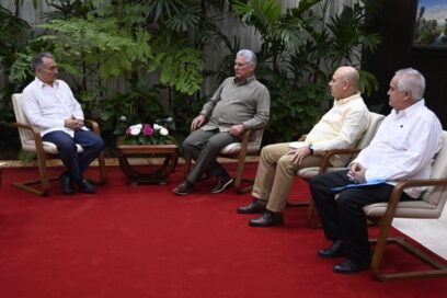 Recibió Díaz-Canel al Secretario General del Partido Comunista de España