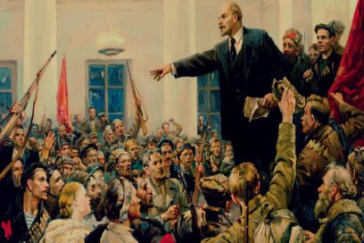 La voz, el puño y la pólvora de Lenin