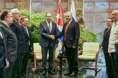 Recibió Presidente cubano a Serguéi Lavrov, canciller de Rusia