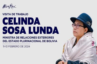 Canciller de Bolivia realizará visita de trabajo a Cuba
