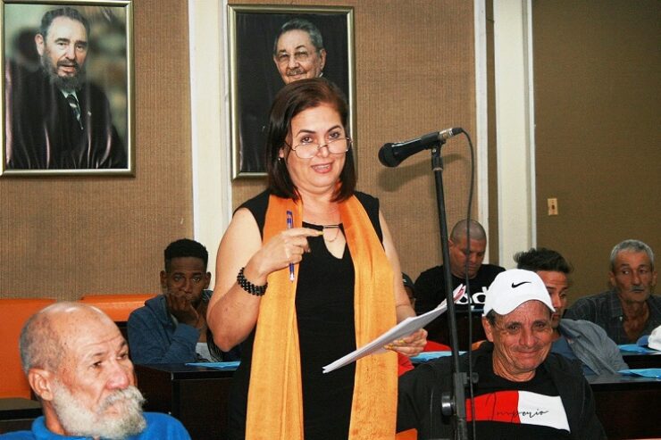 La defensa del capital humano como protagonista del quehacer productivo.Foto: Ángel Chimeno Pérez