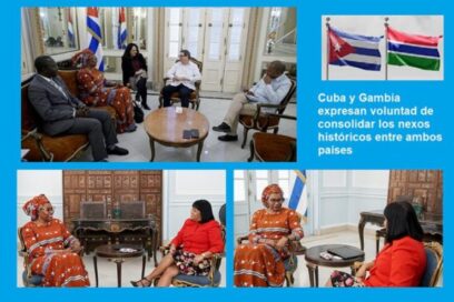 Cuba y Gambia expresan voluntad de consolidar los nexos históricos entre ambos países