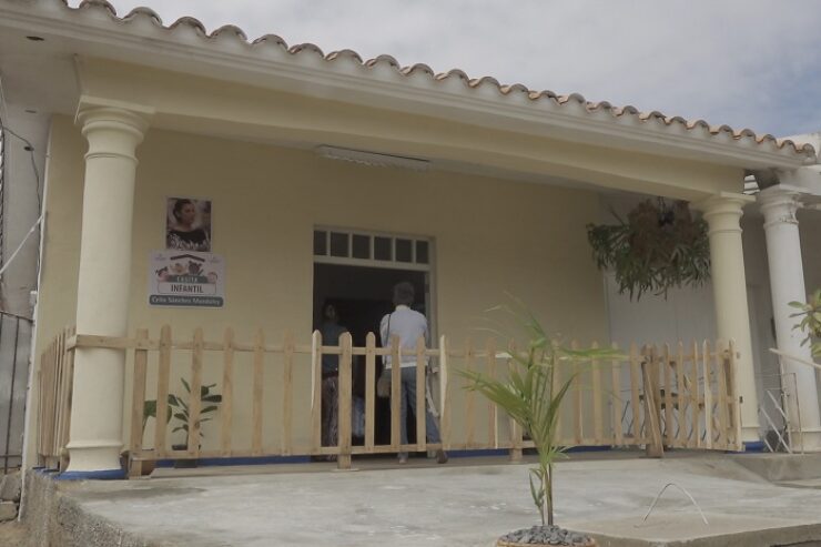 La Casita Infantil Celia Sánchez Manduley, es la segunda creada en Viñales, pero primera que radica en la cabecera municipal. Foto: Pedro Paredes Hernández