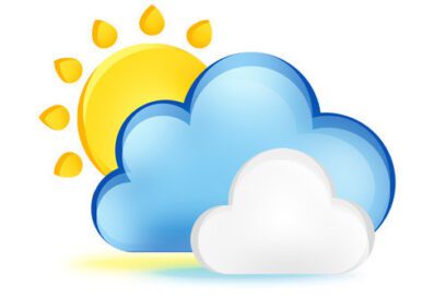 Día cálido, poca nubosidad y aisladas lluvias