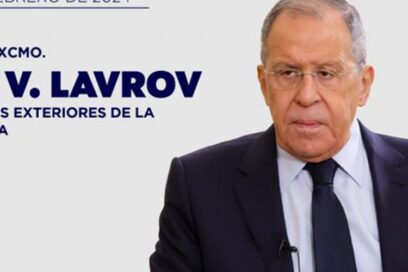 Canciller ruso Lavrov llegará a Cuba el 19 de febrero