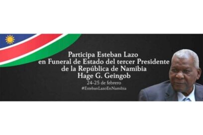 Participa líder del parlamento cubano en funeral de Estado en Namibia