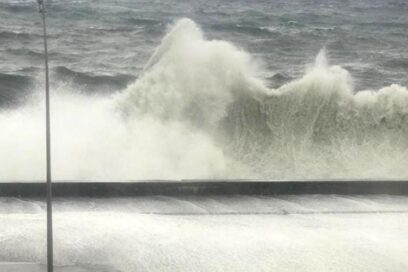 Fuertes marejadas en el norte occidental