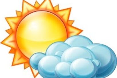 Tarde cálida y escasas lluvias