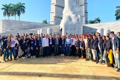 Saluda Díaz-Canel a delegación cubana a Festival de la Juventud (+video)