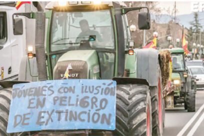 En Europa, tractores para hacer política