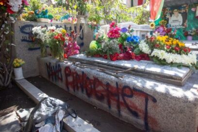 Vandalizan la tumba del trovador chileno Víctor Jara