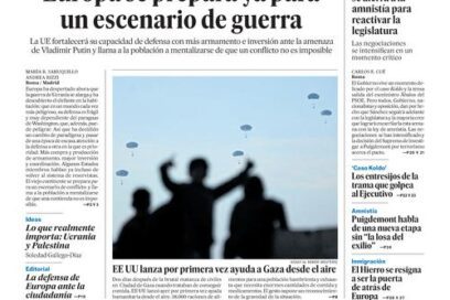 Europa; Chispas cerca de un polvorín