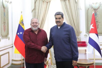 Recibe presidente Nicolás Maduro al primer ministro  Manuel Marrero Cruz