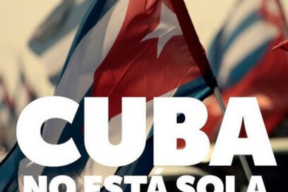 Organizaciones del mundo contra el injerencismo y el bloqueo