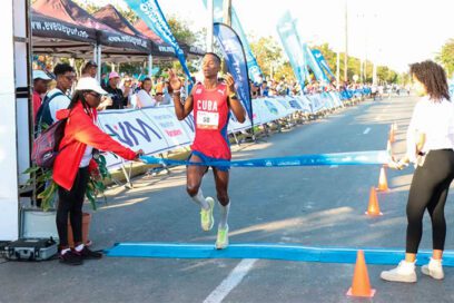 Luis Ángel Martínez feliz con su primera vez en la Maratón de Varadero