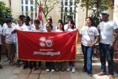 Filial del Fondo de Bienes Culturales acoge bandera 85 aniversario de la CTC