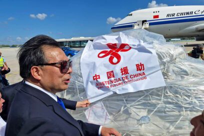 Importante donación de arroz enviada por la República Popular China