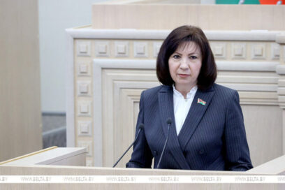 Felicita Esteban Lazo a la Presidenta del Consejo de la República de Belarús