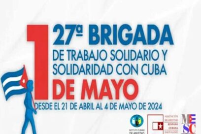 Brigadas Internacionalistas realizan actividades de solidaridad con Cuba