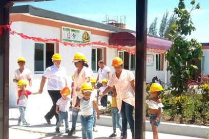Constructores inauguran su primera casita infantil en Matanzas