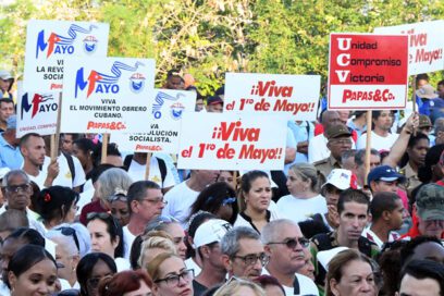 Celebran en La Habana acto provincial por el Primero de Mayo