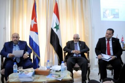 Celebran evento informativo en Siria sobre bloqueo a Cuba