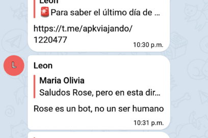 EN 500 CARACTERES: Los bot actúan como si fueran humanos