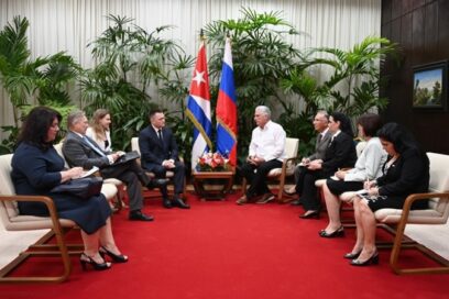 Recibe Díaz-Canel a Fiscal General de la Federación Rusa