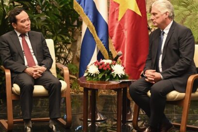Recibió Díaz-Canel a vice primer ministro de Vietnam