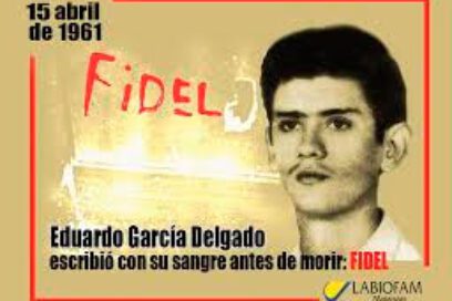 Eduardo García Delgado, símbolo de abril