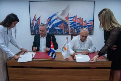 Firman Partidos de Cuba y Chipre Memorando de Entendimiento