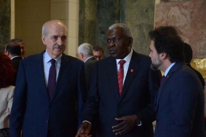 Recibió Lazo a Presidente de Gran Asamblea Nacional de Türkiye