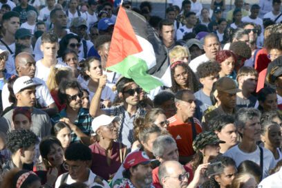 Movimiento estudiantil internacional levantado por Palestina