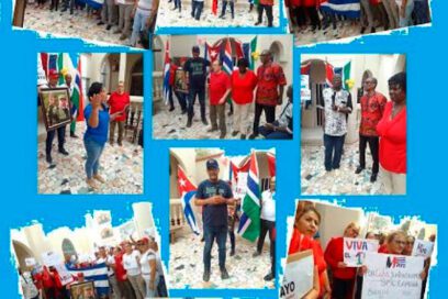 Emotiva, colorida y alegre celebración en Gambia del 1 de Mayo