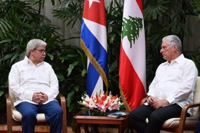 Recibió Díaz-Canel a Secretario General del Partido Comunista del Libano