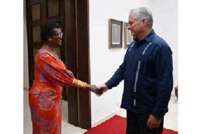 Recibe Díaz-Canel a funcionaria de ONUSIDA