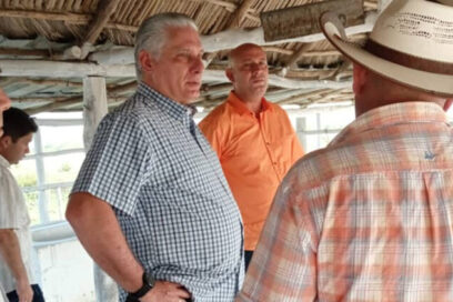 Visita Miguel Díaz-Canel municipio avileño de Chambas