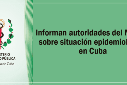 Informa el Minsap sobre situación epidemiológica en Cuba