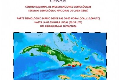 Sismo con magnitud de 4.3 grados fue perceptible en Santiago de Cuba