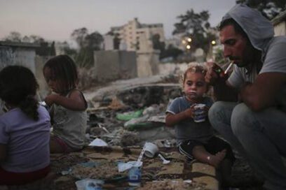 Mayoría de niños en Gaza sufre pobreza alimentaria severa