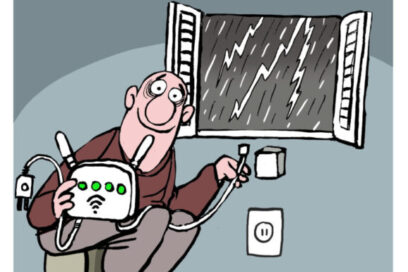 EN 500 CARACTERES: Si truena, desconecte el módem