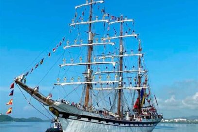 Buque escuela venezolano arribó a Santiago de Cuba